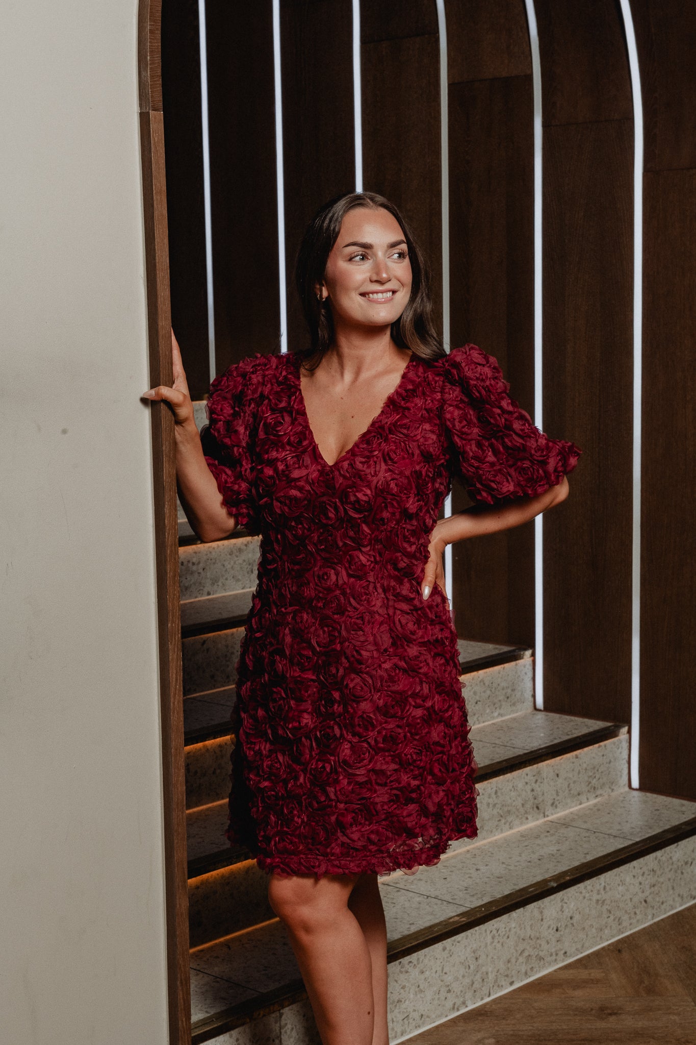 VMSILJA Short Dress - Rhododendron